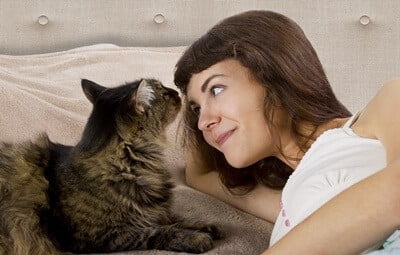 can cats sense illness in a person?