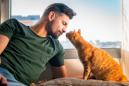 would you date a man with a cat?