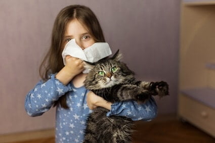can you become allergic to cats if you were'nt before?